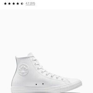 Converse Unisex White High-Top Sneakers